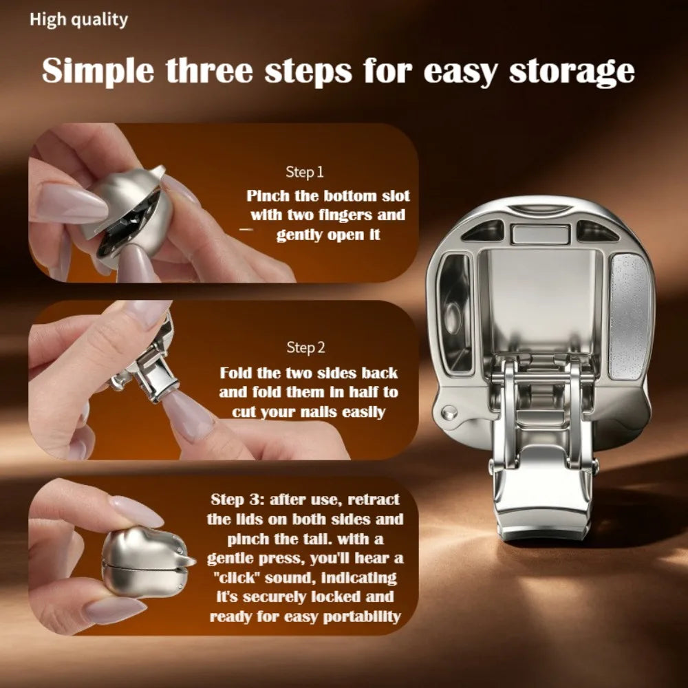 Mini Puppy Dog Head Cartoon Nail Clipper Portable Stainless Steel Qme