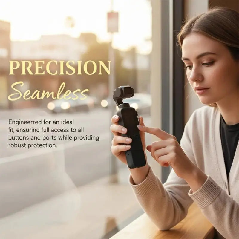 Lightweight Silicone Protective Case Osmo Pocket 4 Enhances Camera Qme