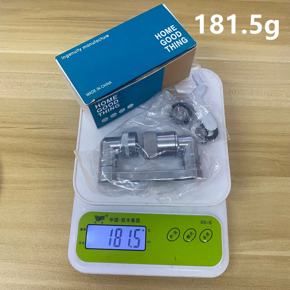 Metal Copper 1080° Rotation Faucet Aerator Extender Swivel Robotic Arm Faucets Sprayer Head Nozzle Kitchen Tap Saving Water Qme