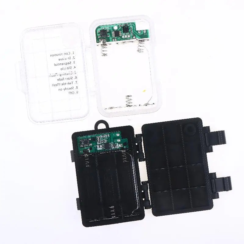 3-Slot AA Battery Holder 3V No 5 Water-resistant Box Timer Qme