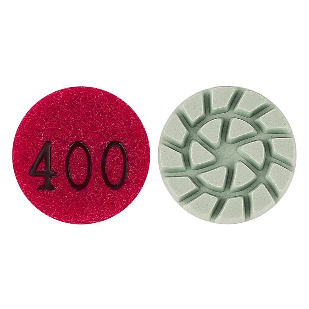 1pcs 1 Inch Polishing Pad Wet Dry Buffer Grinding Disc For Marble Granite Concrete Power Tools Accessories Qme 400 Grit