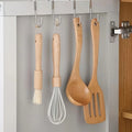 Stainless Steel Nail Seamless S Hook Double Storage Qme Silver