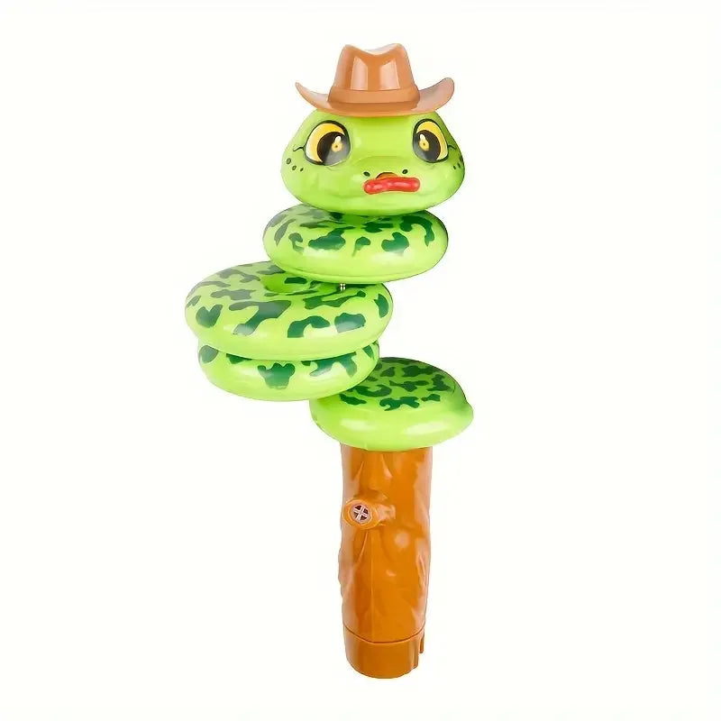 Whistling Snake Toy Twisting Whistle Animal Noise Makers Toddler Decompression Swinging Balance Toy Preschool Educational Toy Qme Green twisted snake