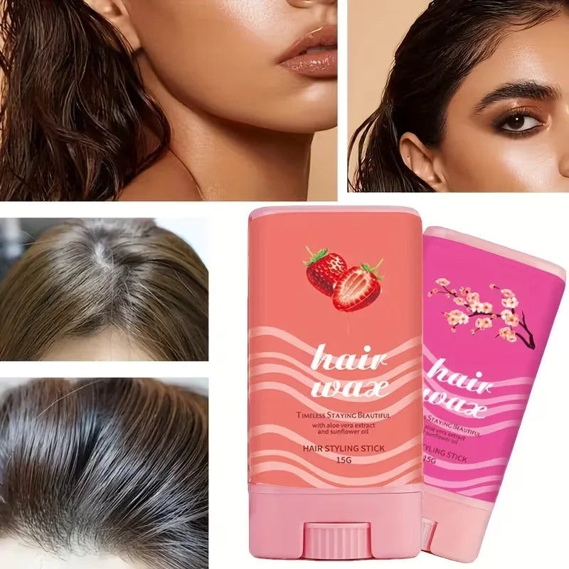 Solid Hair Wax Gel Long-lasting Hold Moisturizing Flexible Styling Qme