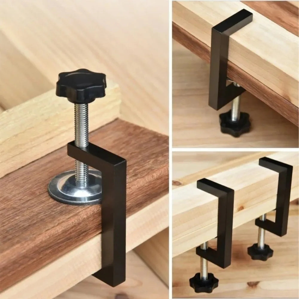 Cabinet Installation Clamp 10-57mm Adjustable G-Type Drawerwood Working Clamps Portable Drawer Fixing Clip Woodworking Tools Qme