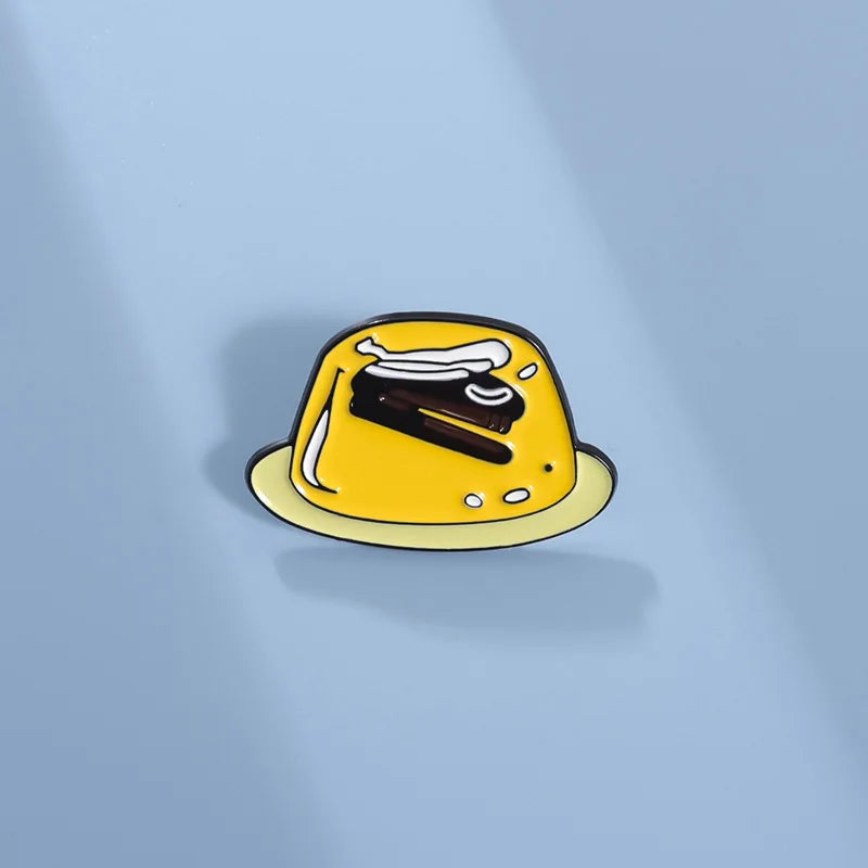 The Office TV Show Pin Jello Stapler Brooch Enamel Pin Creative Cartoon Decorative Brooches Lapel Metal Badge Jewelry Gift Qme