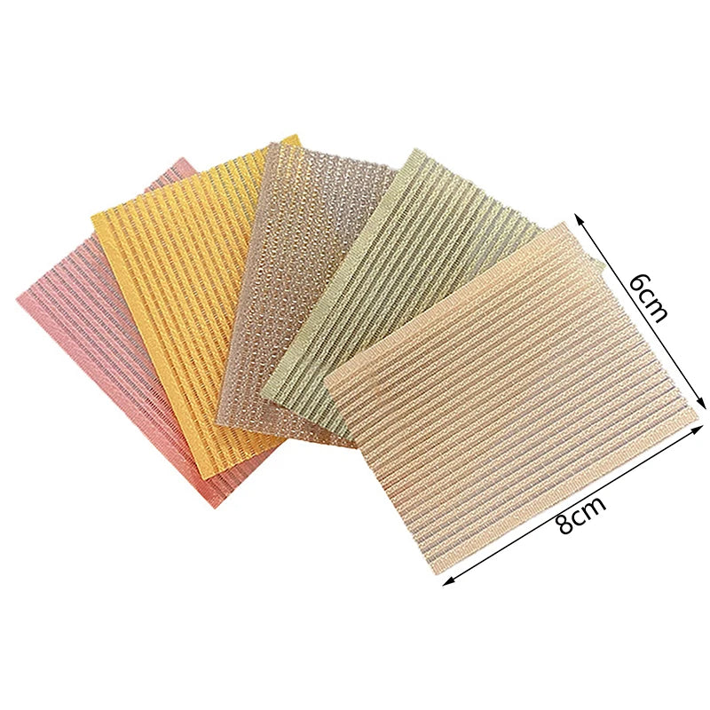 Solid Bangs Hair Sticker Magic Paste Posts Washable Face Makeup Patch Qme