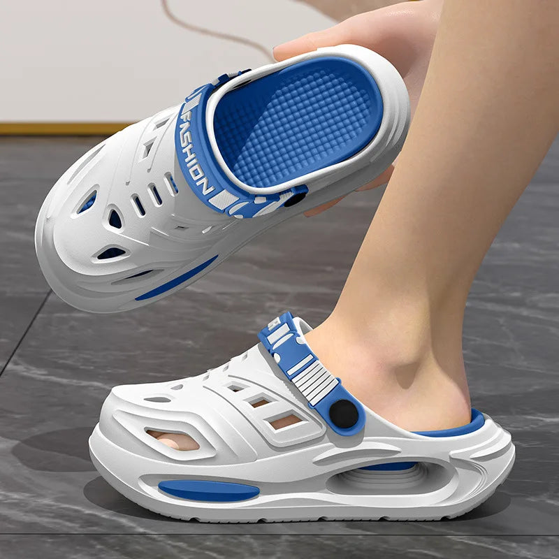 Summer Thick-soled Wear-resistant Anti-slip Odor-free Hole Sandals Qme