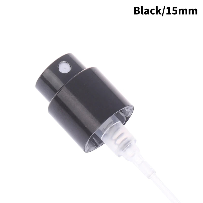 Bayonet Aluminum Perfume Bottle Matching Nozzle Cap Fine Mist Sprayer Qme Black 15mm