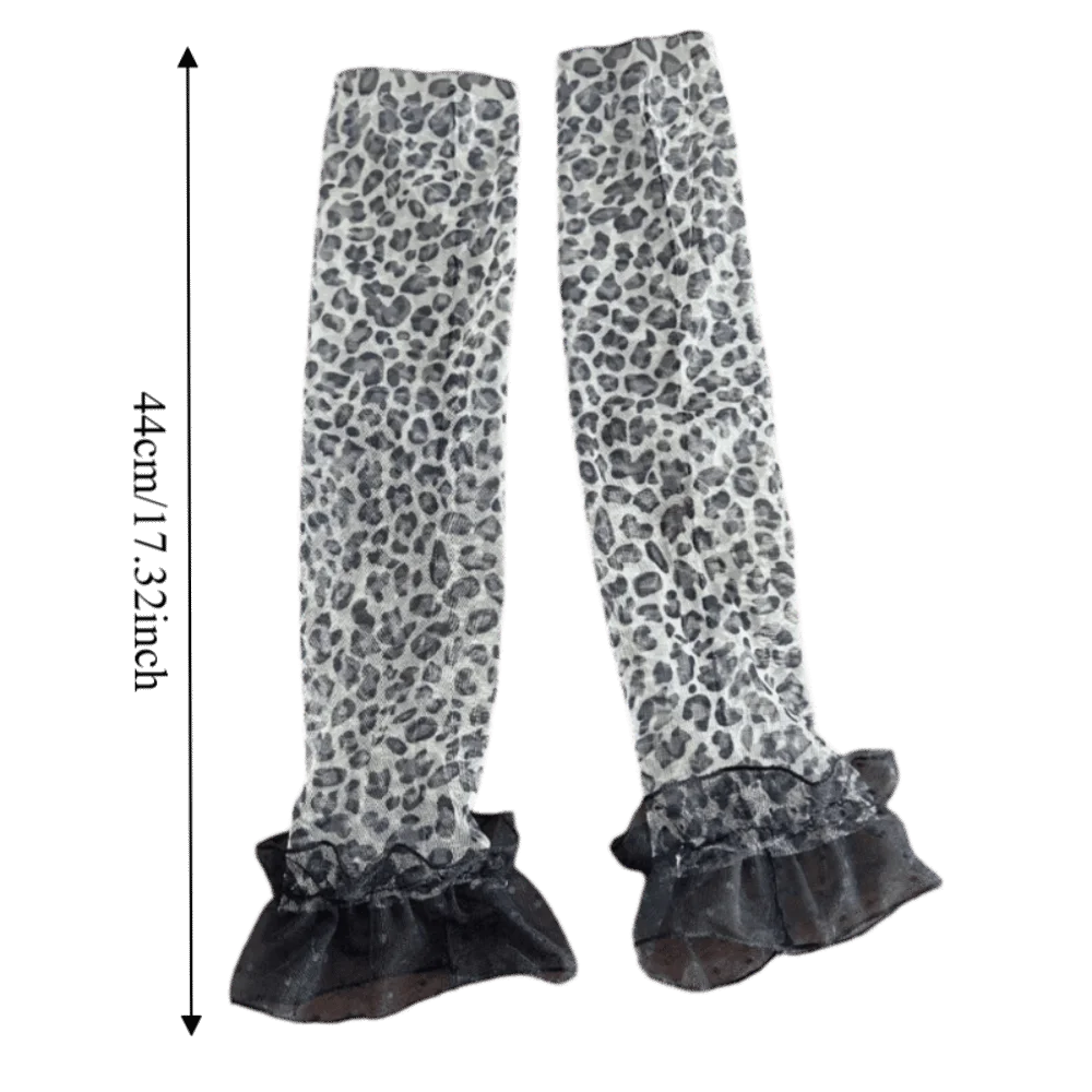 Breathable Lolita Arm Sleeves Polka Dot Pattern Transparent Mesh Sunscreen Sleeves Cloth Bow Bridal Gloves Sun Blocking Qme