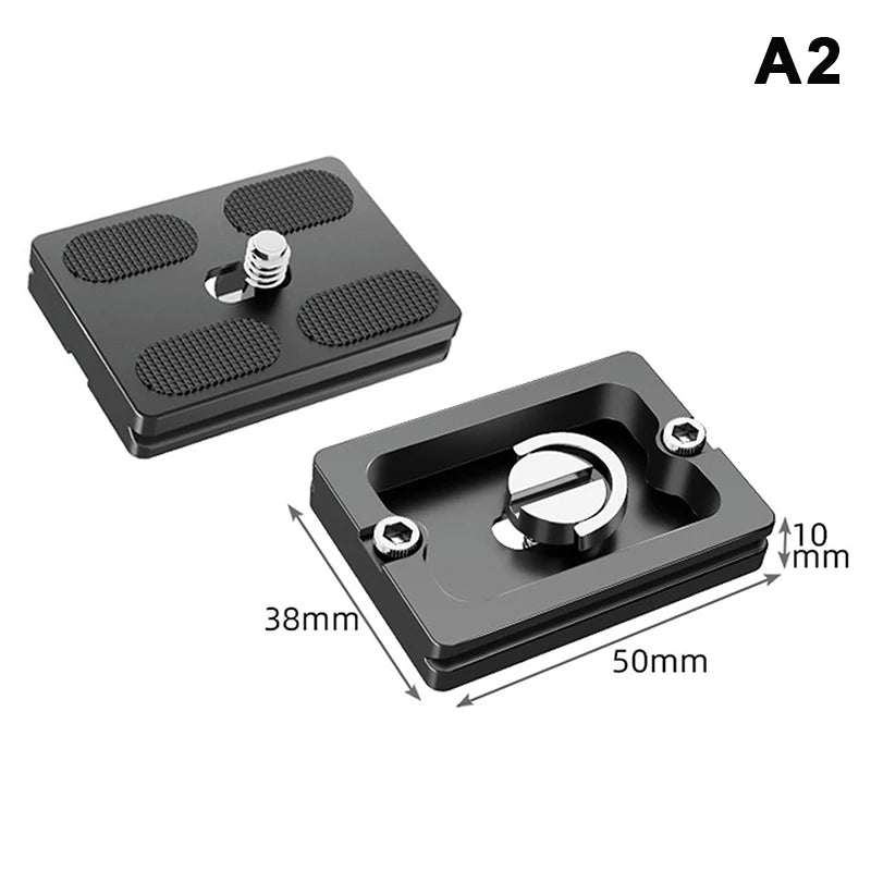 1 4 Screw Tripod Quick Release Adapter Aluminum Alloy Designed Qme A2
