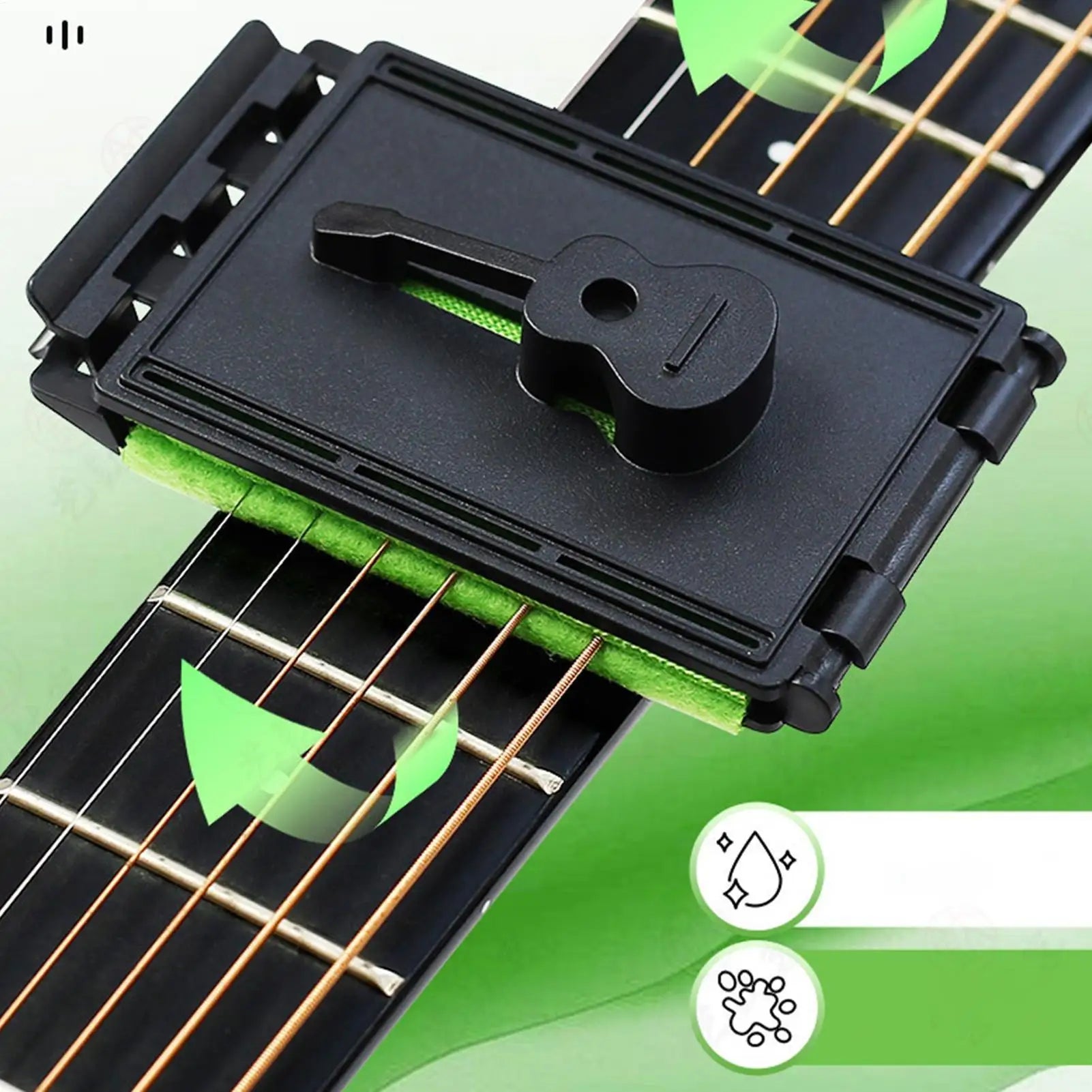 Guitar Fretboard Cleaner String Fingerboard Clean Cloth Maintenance Tool for Violin Bass Ukulele Electri Musical Instrument Care Qme