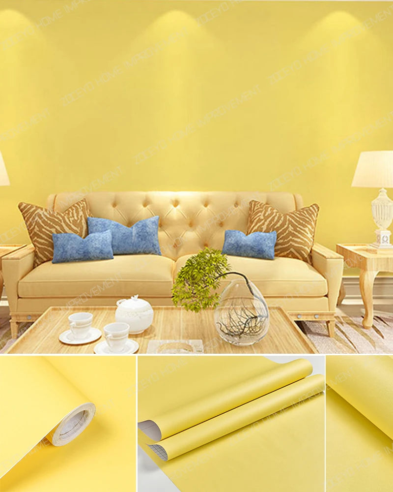 Vinyl Self-adhesive Wallpaper Contact Paper Waterpoof Peel Stick Wall Qme