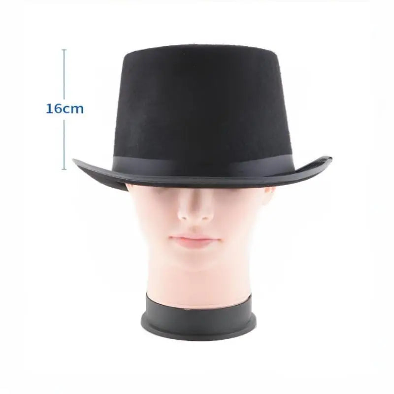 Gentleman Mad Hatter Hat Halloween Party Costume Felt Magician Cap Qme