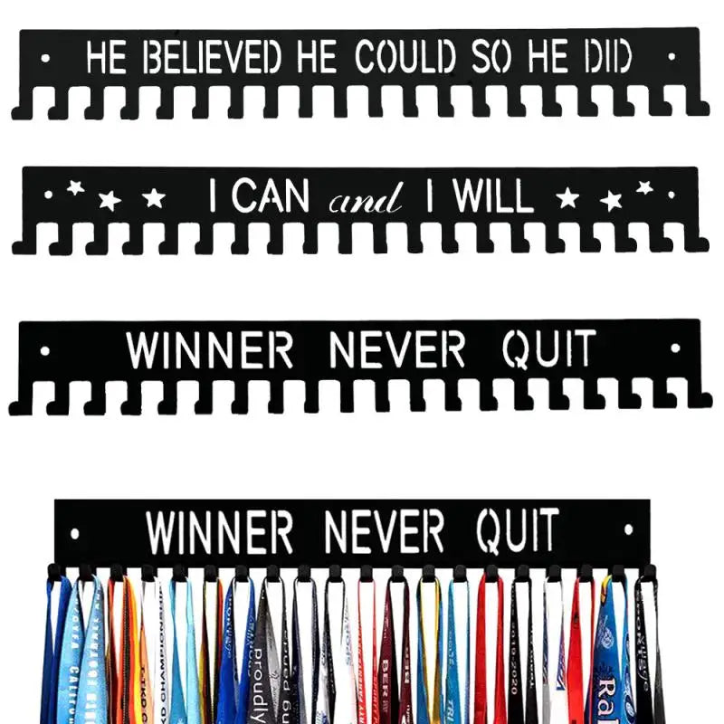 Large Capacity Award Holder Organizer Race Soccer Sports Karate Medal Qme