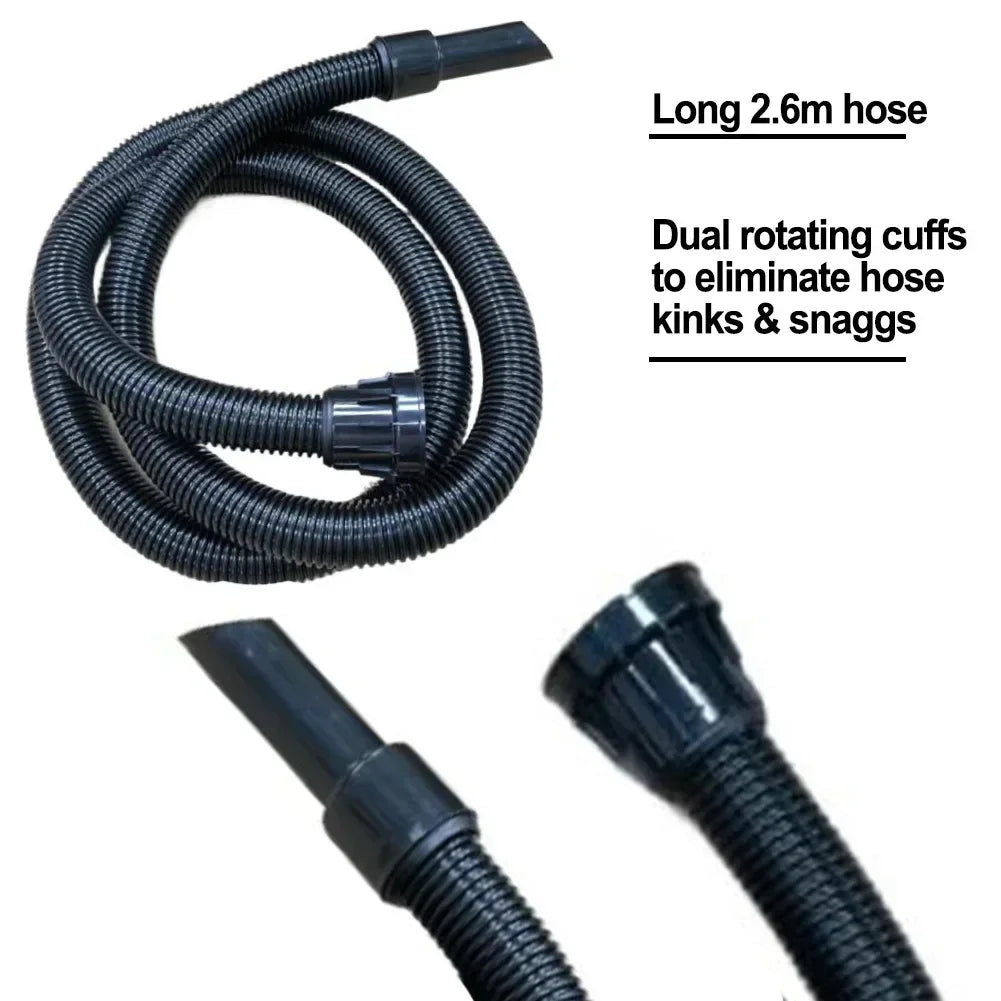 2.6m Long Hose For Numatic Vacuum Fits Models NRV200, NRV200-22- Plus A Wide Variety Compatible With For Henry Models Qme