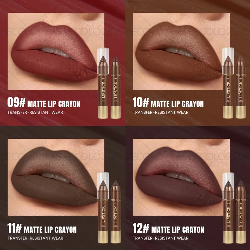 Lip Liner Brown Tube Outlines Contours Lips Creates Plump Charming Qme