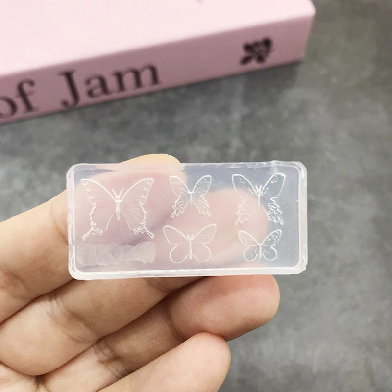 3D Silicone Transparent Nail Mold Lotus Leaves Nails Carving Mold Template DIY Nail Art Decoration Manicure Design Tools Qme style 27