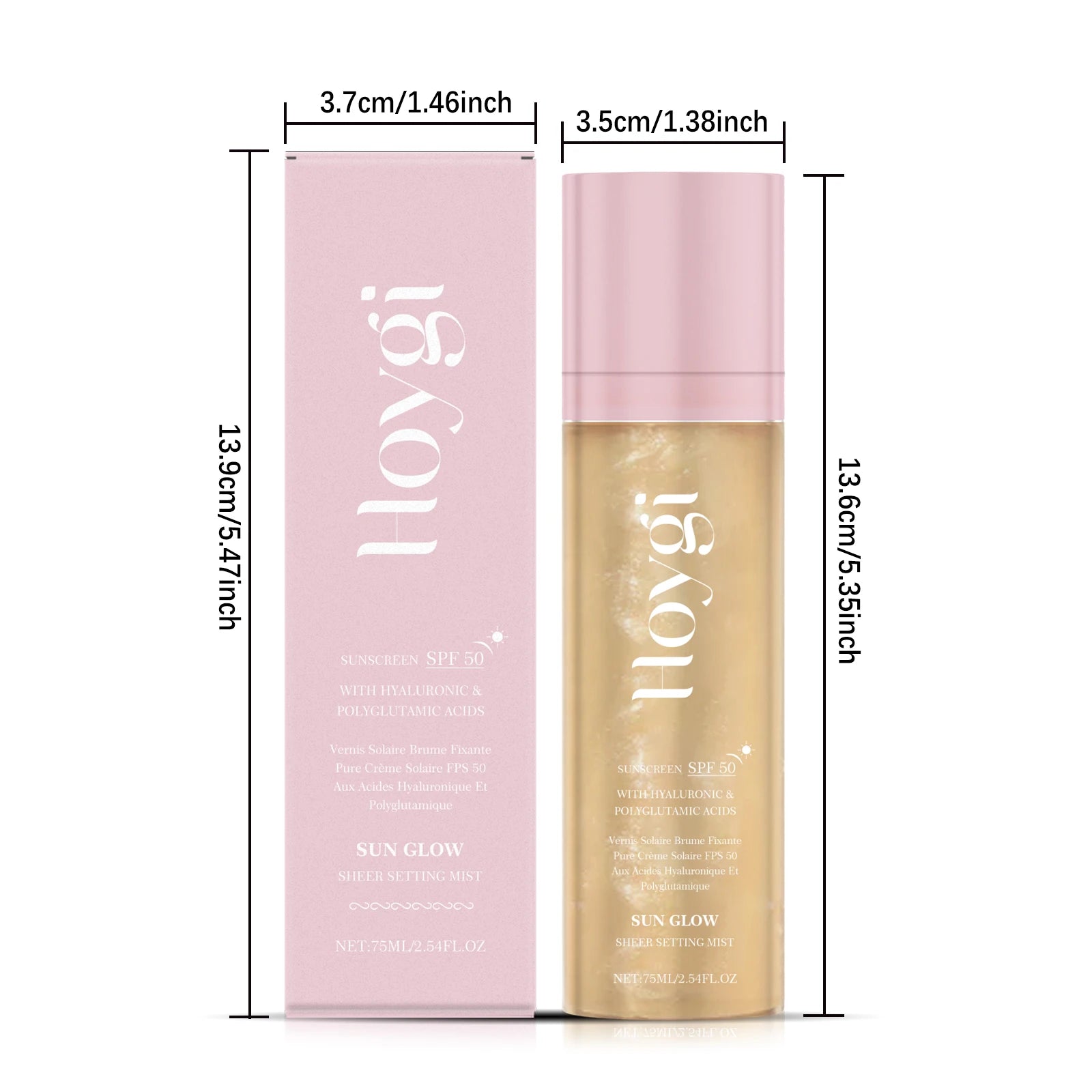 Spf 50+ Setting Spray Oil Control Matte Finish Long-Lasting Natural Non-greasy Waterproof Face Fixer Makeup Mist Spray Qme