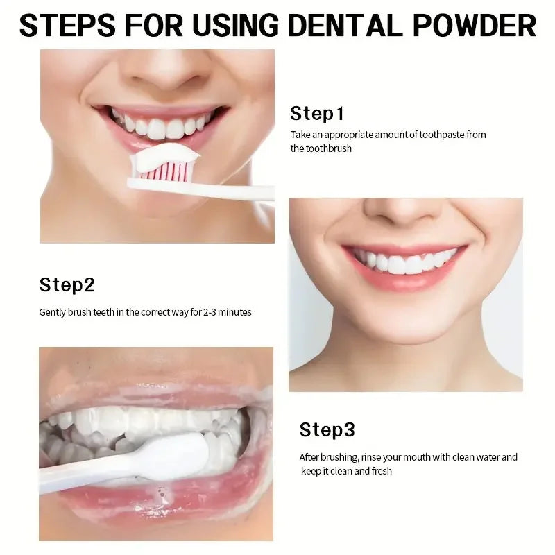 Purple Whitening Toothpaste, Whitening Deep-Cleaning Formula, Freshens Breath, Gentle Gum Care, Tooth Polishing Powder, Removes Stains, Freshens Breath, a Must-Have for Daily Home Life Qme