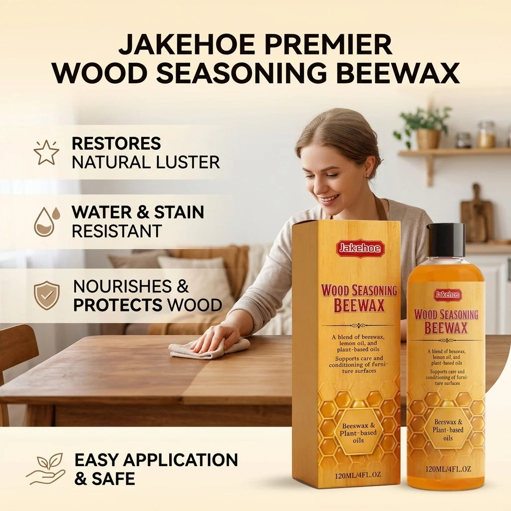 Wood Polishing Beewax Repair Scratches Remove Dullness Restores Shine Hydrate Dry Wooden Surfaces Multi-purpose Wood Conditioner Qme