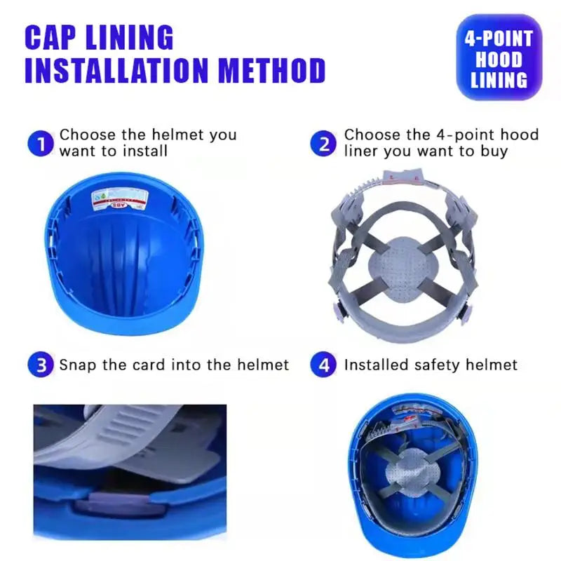 Hard Hat Suspension Bumpsproof Attachment Bruisesproof Head Qme