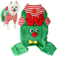 Christmas Outfits Dogs Reindeer Pet Dress Up Party Cats Gathering Qme China Mainland L four leg strap