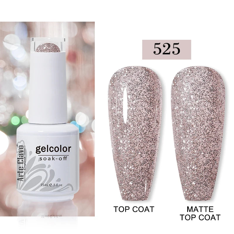 Arte Clavo Autumn Nail Gel Polish Caramel Winter Soak Off UV LED Art