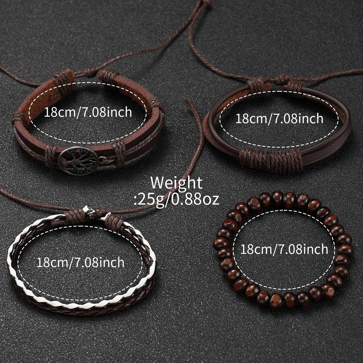 5 Pçs/set Calendário Masculino Relógio Casual Nylon Banda Relógio de Quartzo Conjunto de Pulseiras de Couro Vintage (Sem Caixa) Qme