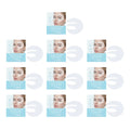 Hydrolyzed Collagen Eye Mask Hydrating Firming Anti-Wrinkle Under Eye Patches Anti Puffiness Dark Circles Soft Eye Contour Skin Qme 10Pcs