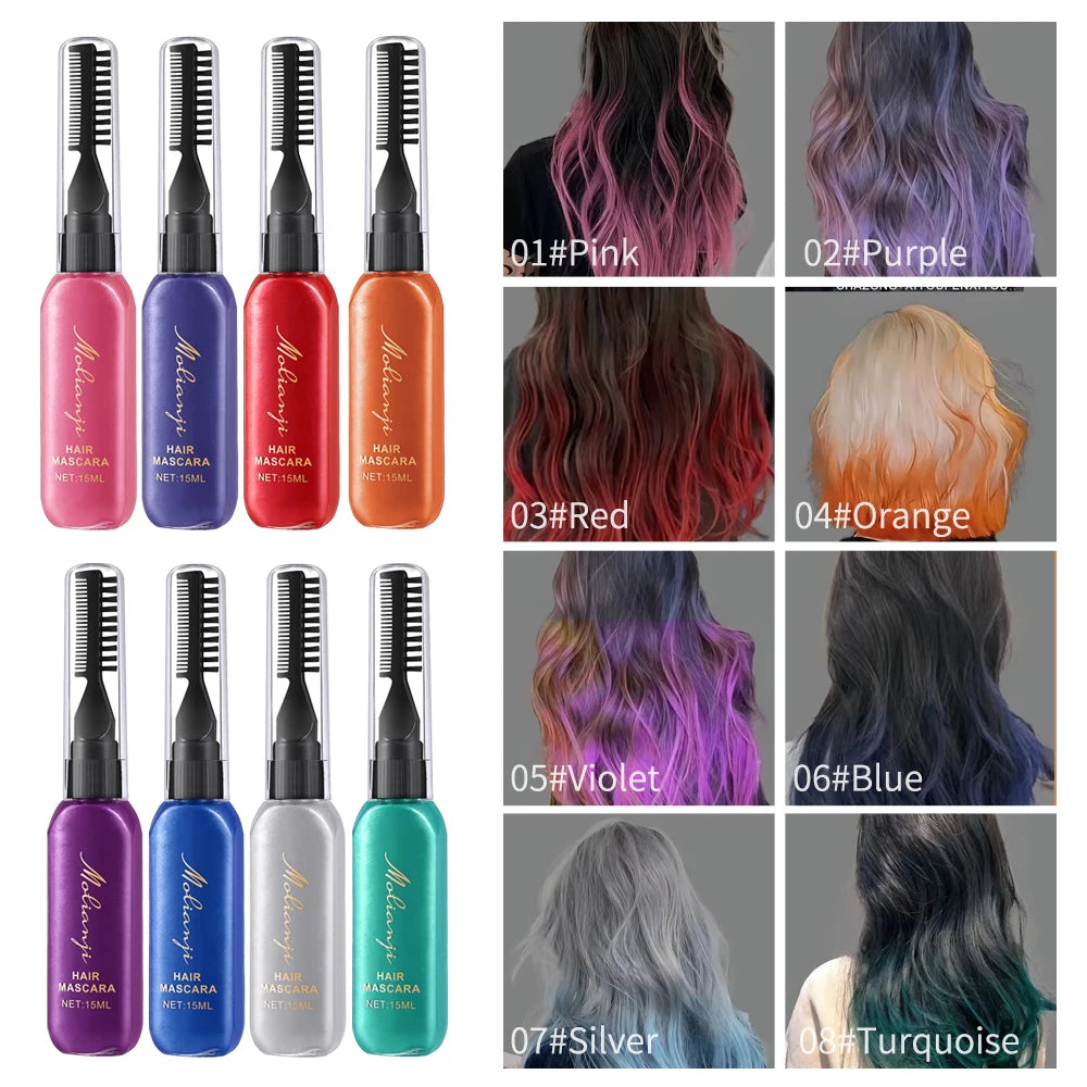 Multi Colored Hair Dye Long-lasting Fixing Suitable Eyelashes Qme