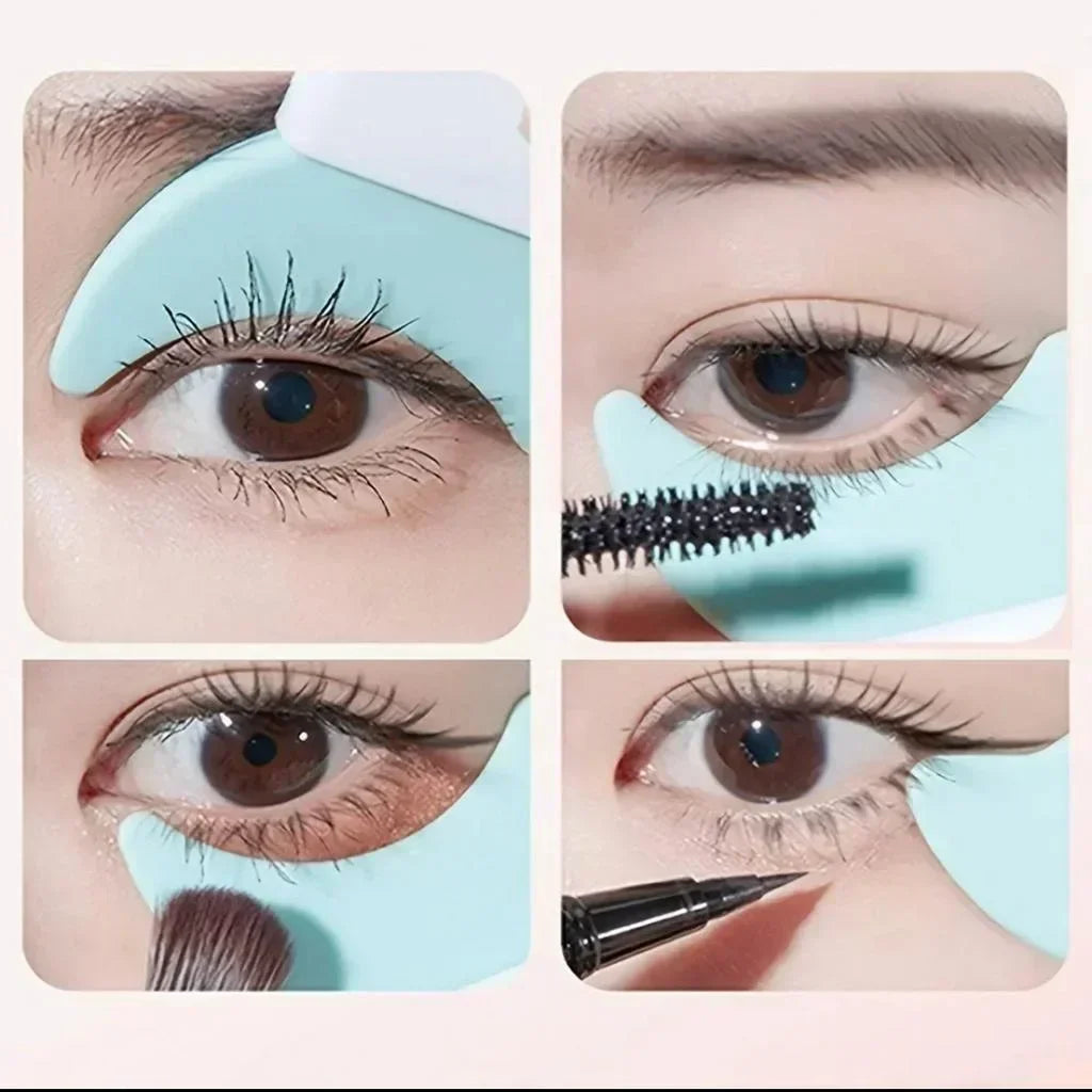 Silicone Eyeliner Stencil Tool Winged Eye Makeup Guide Reusable Easy Qme