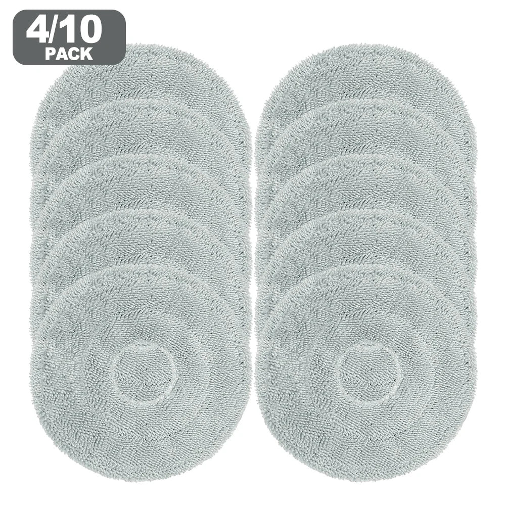 Mop Pads For Dreama For L10 Ultra For L10S Ultra For X50 Ultra For Mova For P50 Microfiber Robot Mop Cloth Vacuum Parts & Acces Qme