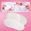 Invisible Disposable Underarm Sweat Pads Summer Ultra Thin Breathable Armpit Antiperspirant Patches Qme White
