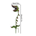Metal Carnivorous Plant Garden Stake Whimsical Nepenthes Decorative Funny Garden Sculpture For Lawn Backyard Patio Landscape Qme b China Mainland
