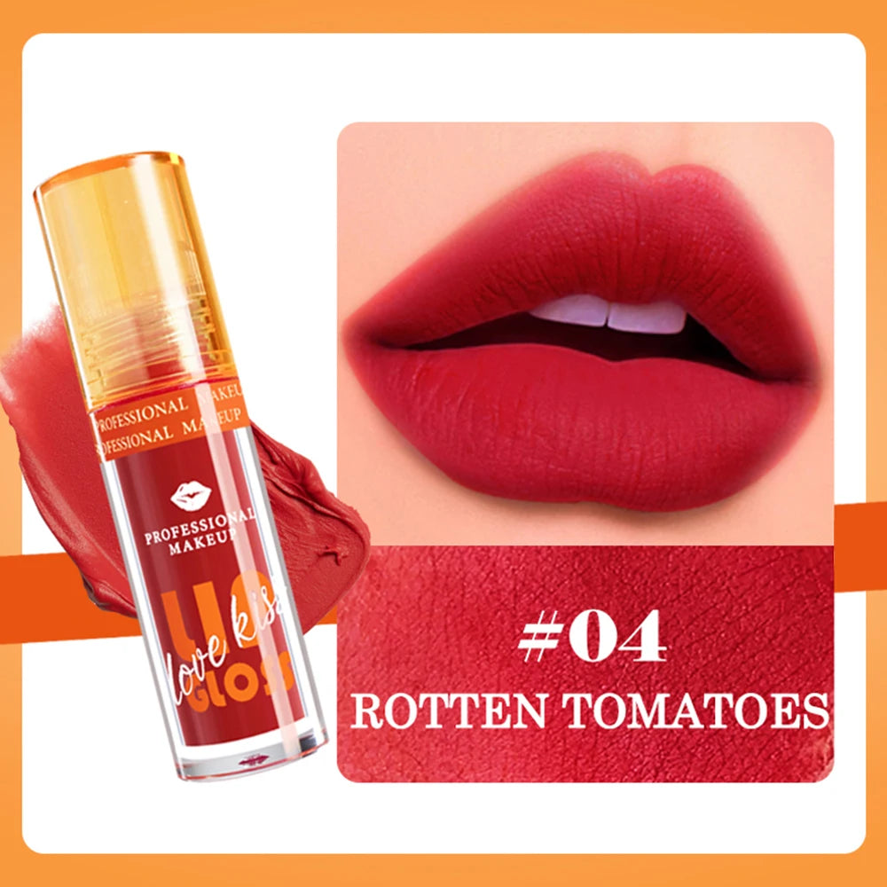 Matte Lip Gloss Berry Scheme Waterproof Sweat Proof Non Stick Cup Not Qme 04 ROTTEN TOMATOES