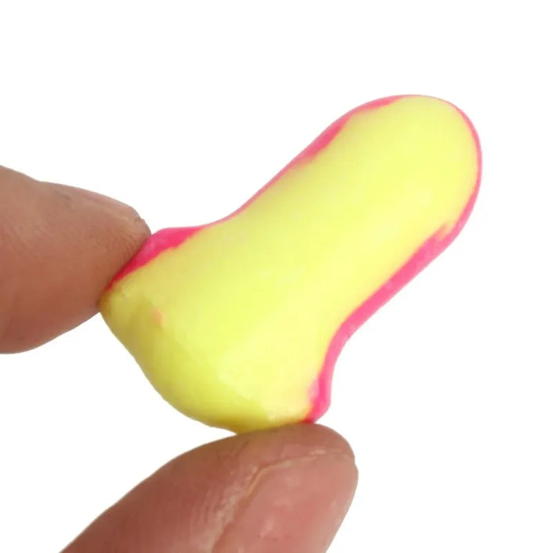 50 Pairs Disposable Uncorded Foam Earplugs Snore Sleep Hearing Protections Ear Protector Earplugs Earmuff Qme