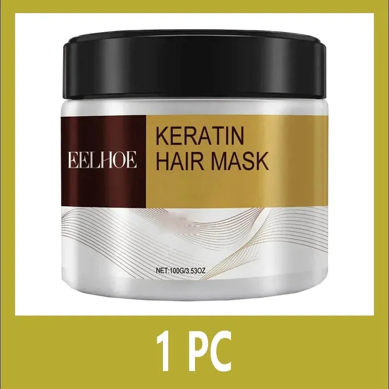 Hair Membrane Natural Repair Hair Mask Prevent Dryness Split Ends Repair Damage Frizz Tangles Soft Smooth Hair Care Products Qme 1PC