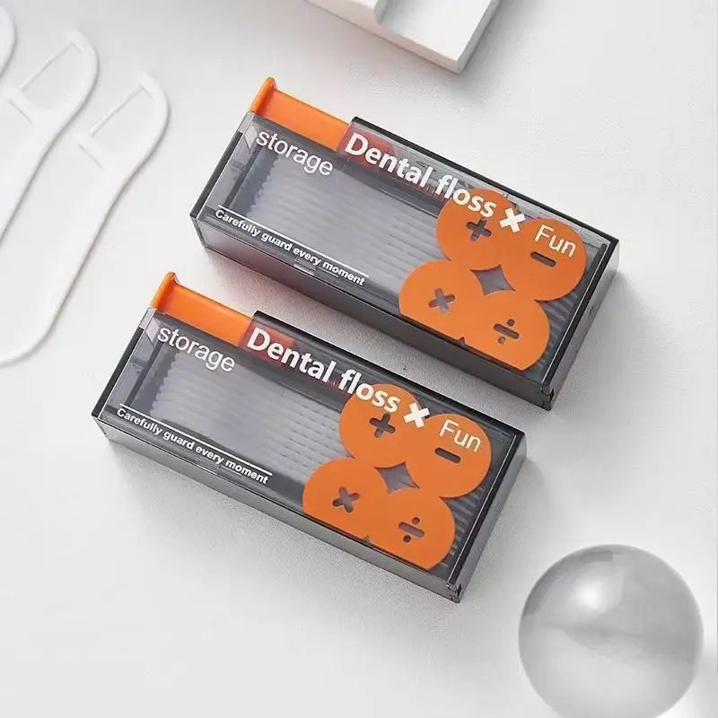 Automatic Dental Floss Storage Box Pop-up Dispenser Oral Hygiene Care Qme