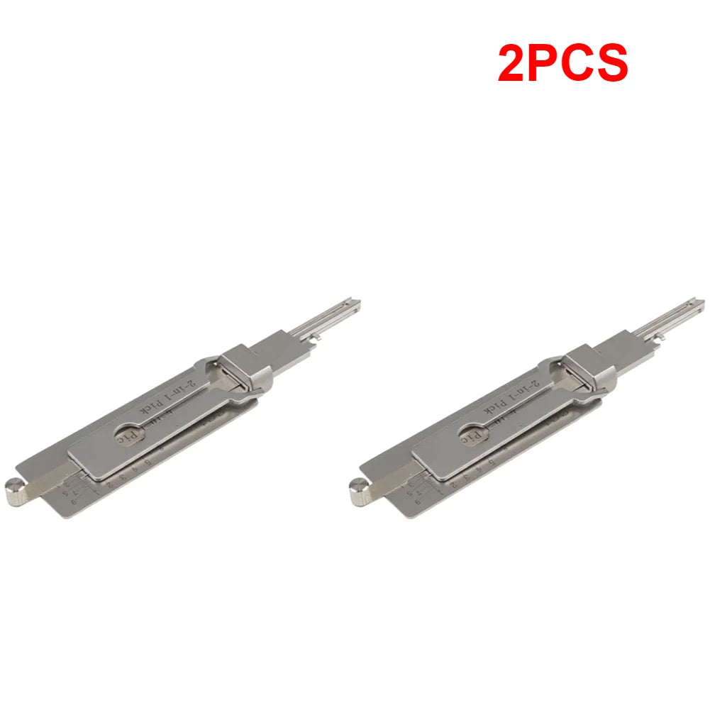 5-1PCS 2-in-1 Stainless Steel Key Decoder Available Hook Tool Pickup Hand Precision Tools O-ring Pickup Maintenance Repair Kits Qme 2PCS