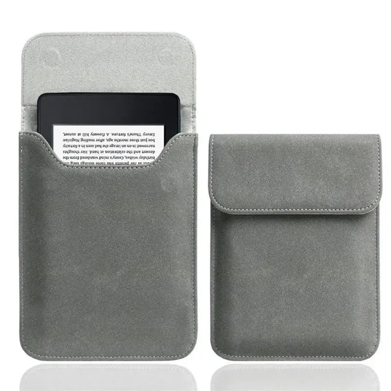 Matte Frosted Carrying Sleeve Magnetic Closure Soft Lining Dustproof Qme D 14x19cm