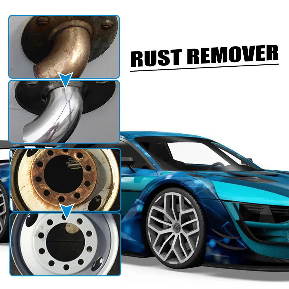 100/200ML Paint Rust Remover Derusting Spray Car Rust Removal Spray Car Wheel Hub Rust Remover for Car Maintenance Cleaning Qme