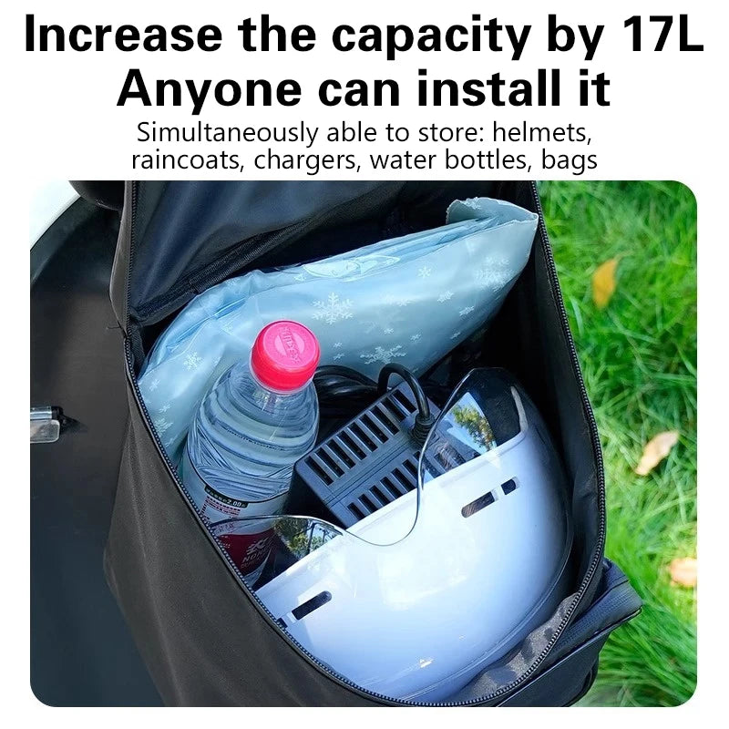 Electric Bicycle Travel Bag Waterproof Motorcycle Cargo Carrying Heat Qme