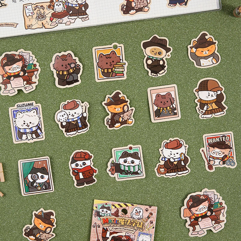 30 pcs/pack Cute Cartoon Stickers DIY Deco Scrapbooking Collage Junk Journal Creative Korea Stationery Craft Supplies Qme