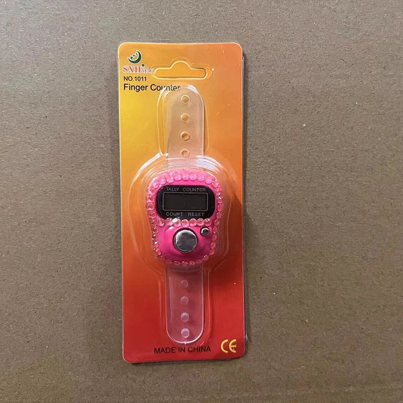 Electronic Finger Counter Ring Click Portable Resettable Digital Qme A3