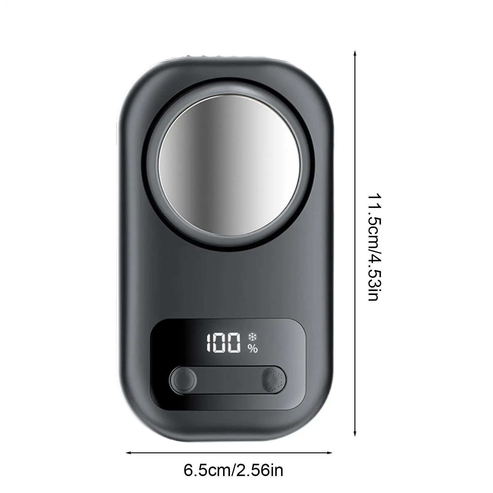 Portable Clip On Fan Portable Rechargeable LED Display Device Personal Waist Fan Clip On For Men Camping Outdoor Indoor Beach Qme