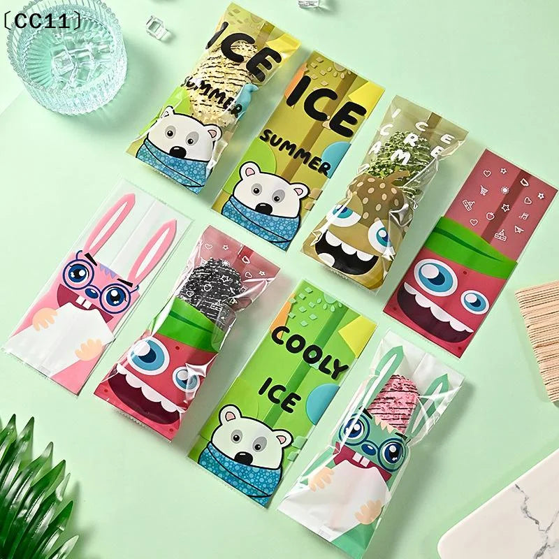 Ice Cream Packaging Bag Homemade Popsicle Disposable Plastic Qme