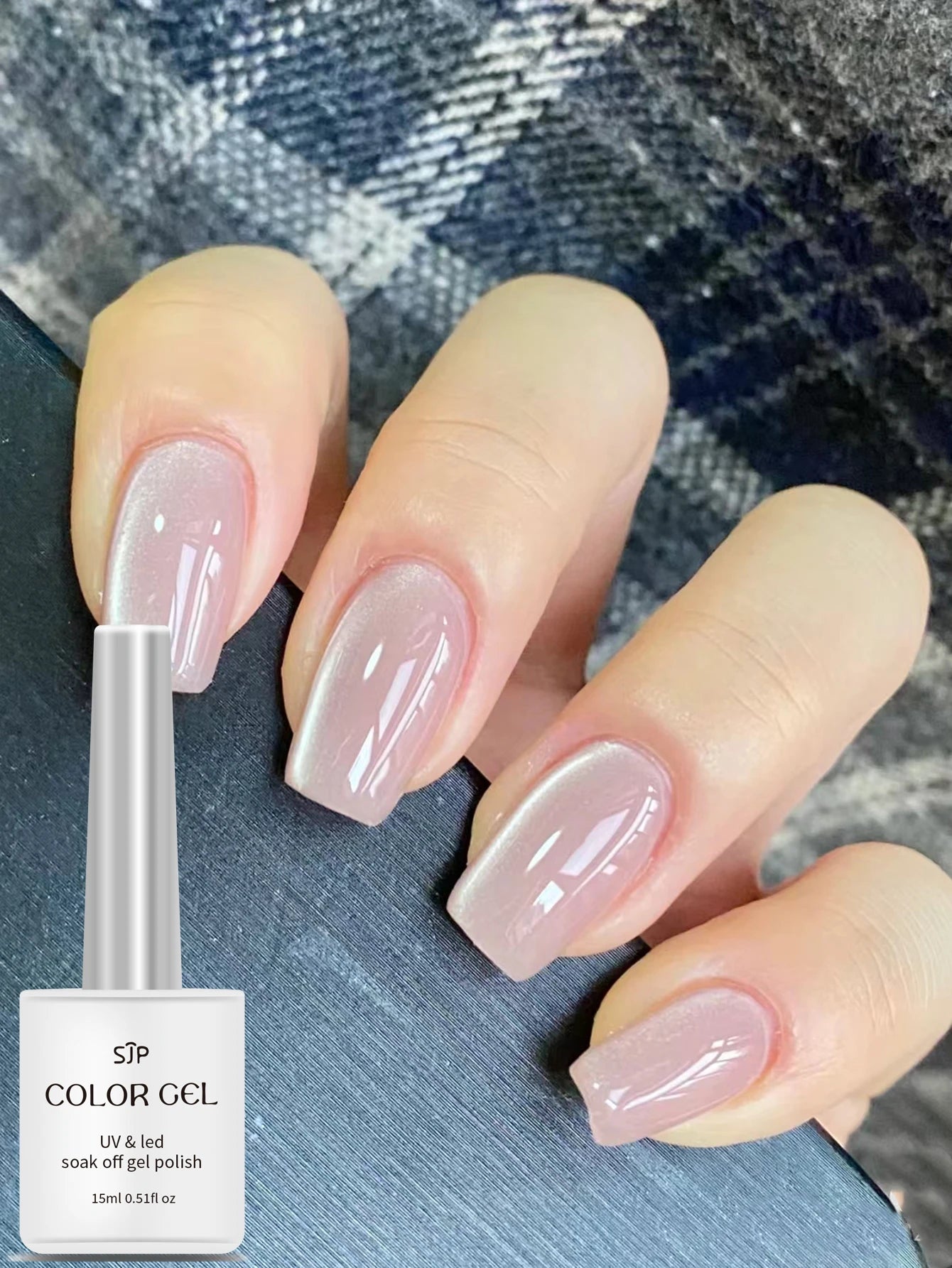Colorful Crystal Aurora Cat Eye Gel Nail Polish Magnetic Varnish UV Qme 03