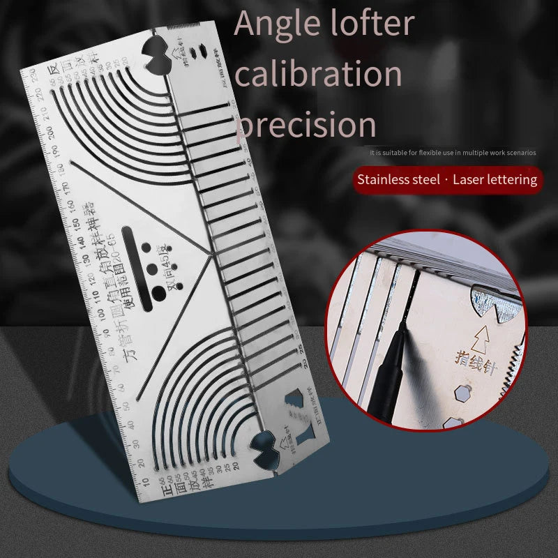 Arc Marking Ruler Right Angle Construction Parallel Drawing Tool 90 Qme