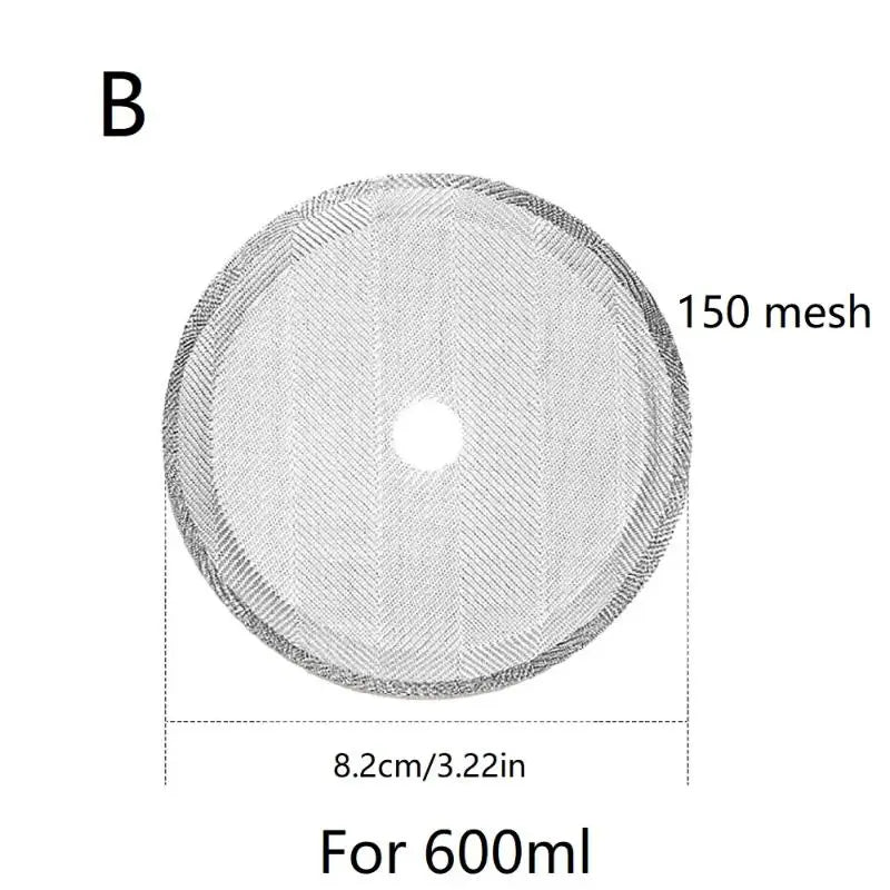 Stainless Steel French Press Filter Screens Reusable Fine Mesh For Home Coffee Brewing Qme B